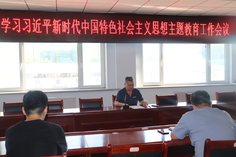 公司召開學(xué)習(xí)貫徹習(xí)近平新時(shí)代 中國(guó)特色社會(huì)主義思想主題教育工作會(huì)議