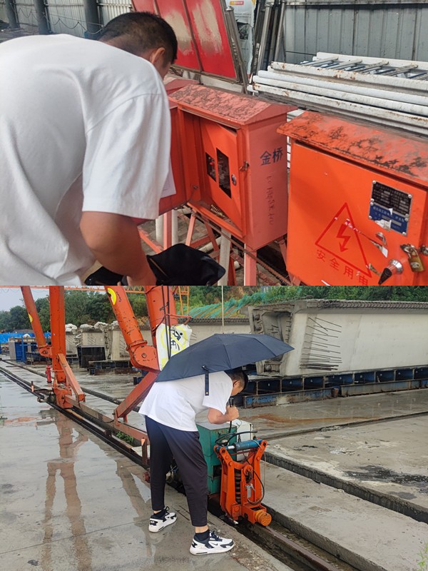 煙臺梁場多項措施防范洪澇災害