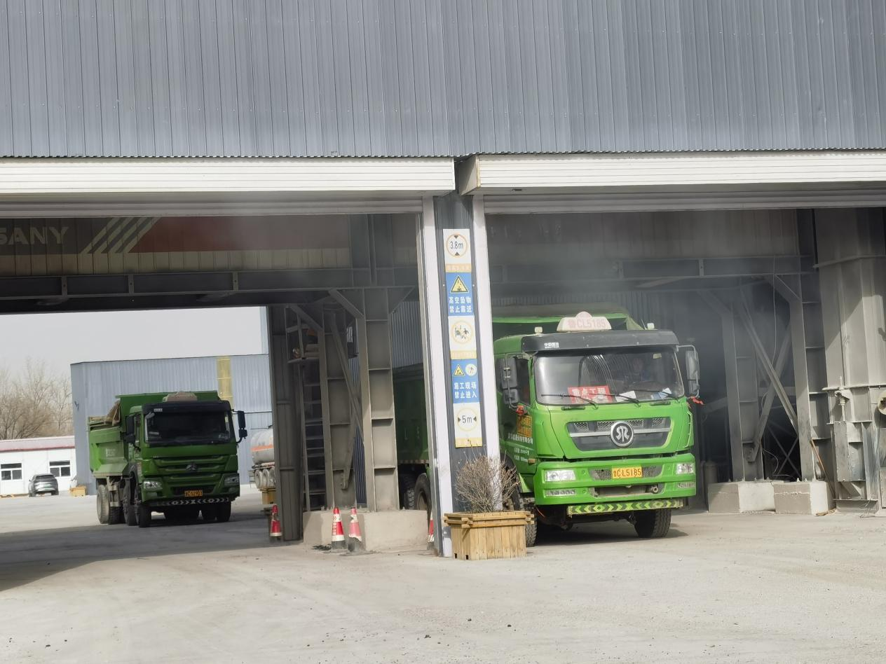 高青拌合站全力以赴為G309項目輸送“能量”