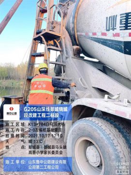 【抓作風(fēng) 創(chuàng)效益】揚(yáng)鞭策馬、勇爭先鋒——郯城G205項(xiàng)目主線樁基施工任務(wù)圓滿完成