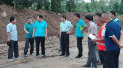 市質(zhì)監(jiān)站、改建辦、總監(jiān)辦等領(lǐng)導(dǎo)視察我公司S102項目工作