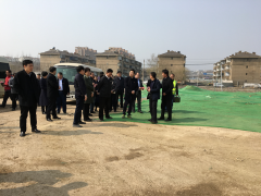 博山區(qū)區(qū)委書記劉忠遠(yuǎn)視察北山路工程