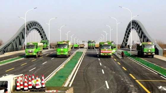 站西路中承式桁架拱橋工程通過荷載驗(yàn)收監(jiān)測