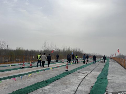 郯城G205項(xiàng)目迎接臨沂市公路中心安全科安全專(zhuān)項(xiàng)檢查